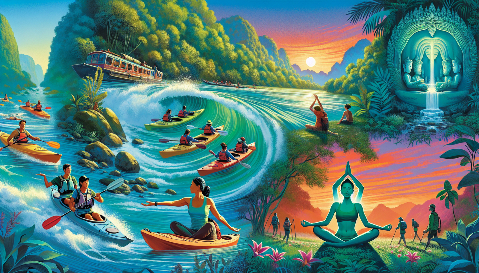 various activities in luang prabang