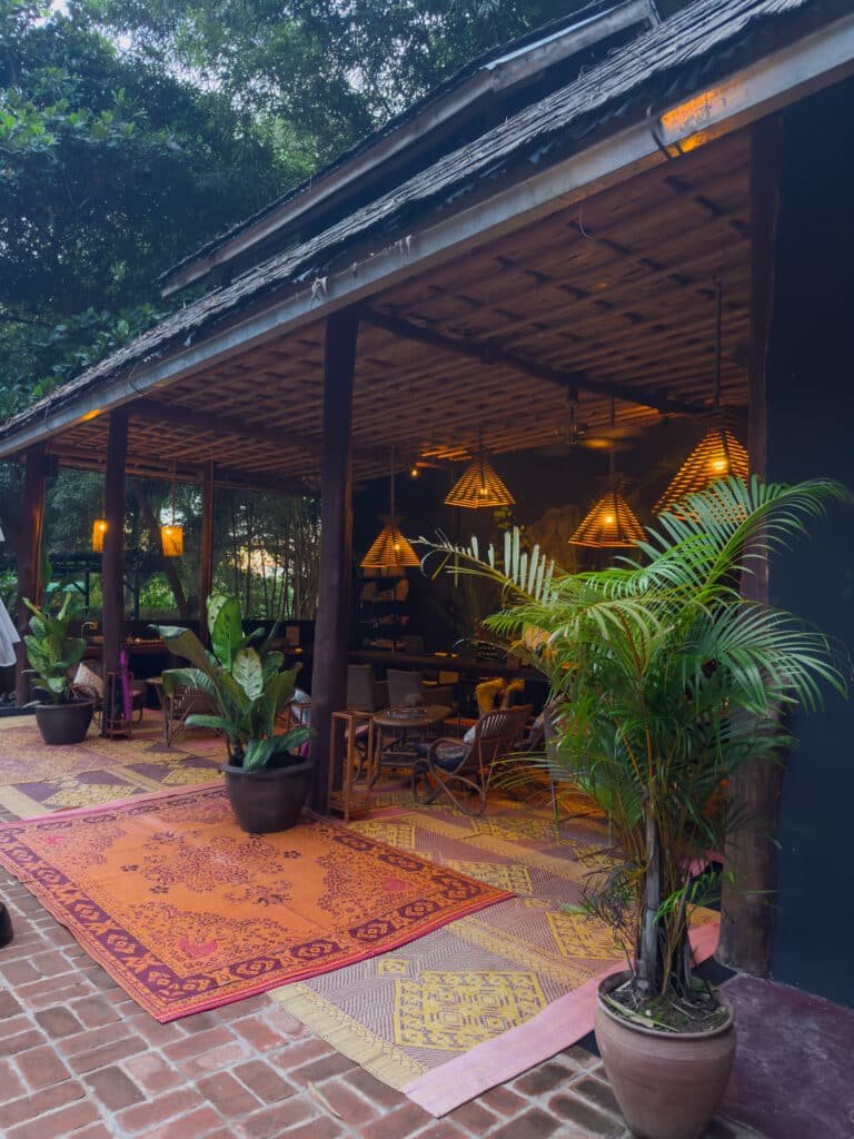 Our reception outside