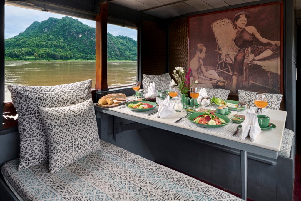 Cruise from within the Mekong in Luang Prabang