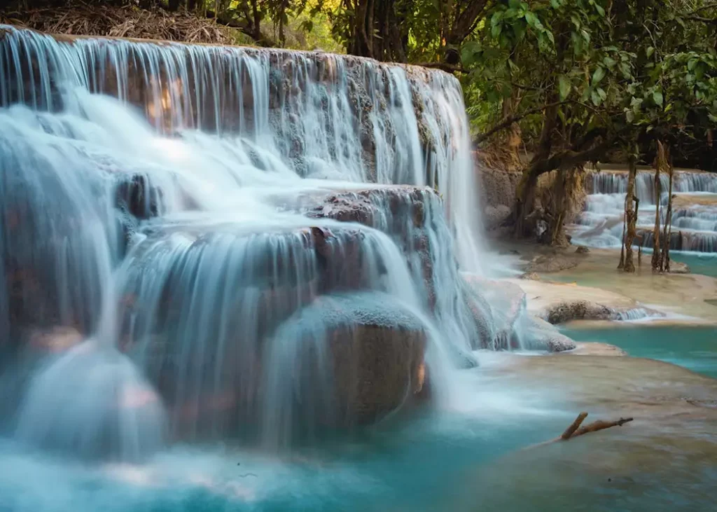 1316147 kuang si falls in luang prabang laos